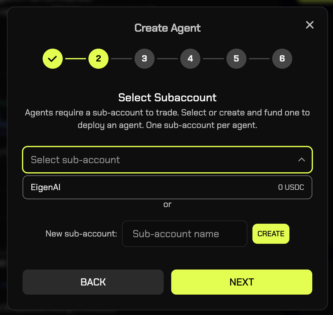 Enable trading dialog